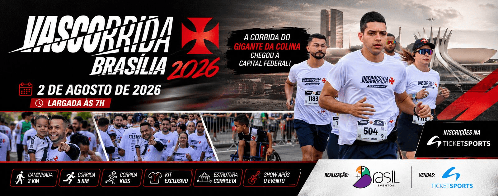 Corrida Vascorrida 2026 - Brasilia em Brasília, DF