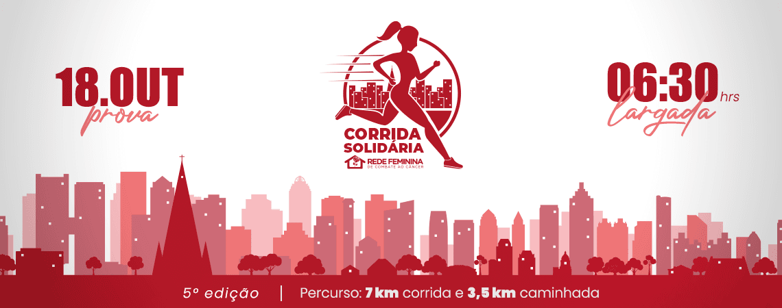 Corrida V Corrida Solidária Da Rede Feminina De Combate Ao Câncer em Maringá, PR