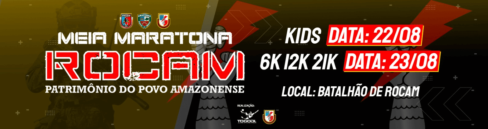 Corrida Meia Maratona Rocam em Manaus, AM