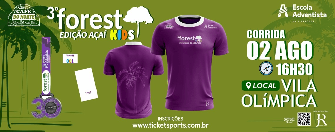 Corrida 3° Forest Kids - Edição Açaí em Manaus, AM