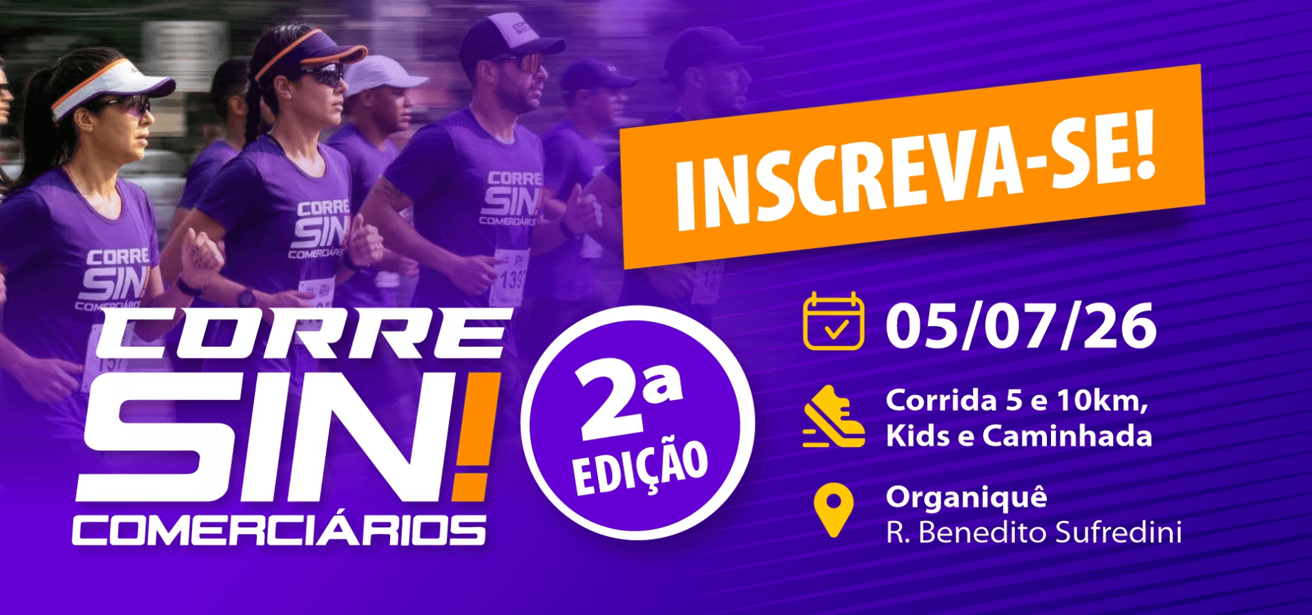 Corrida Corre Sin Comerciarios em São José do Rio Preto, SP