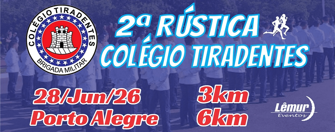 Corrida 2ª Rústica Do Colégio Tiradentes em Porto Alegre, RS