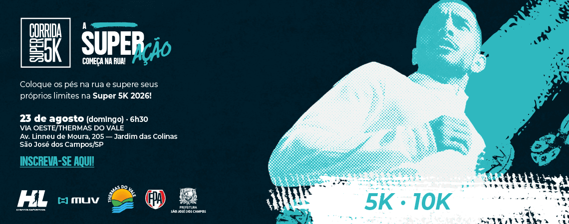 Corrida Super 5k 2026 em São José dos Campos, SP