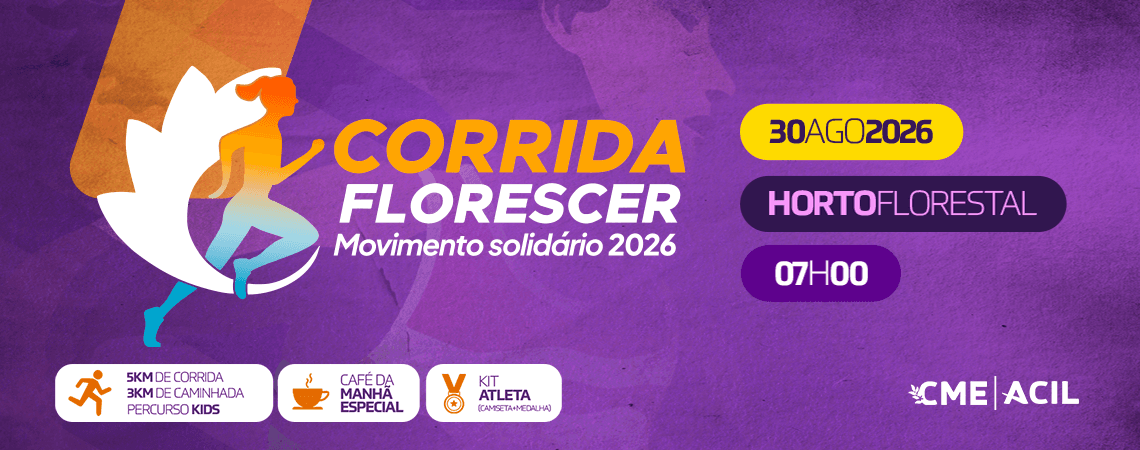 Corrida Corrida Florescer 2026 em Limeira, SP