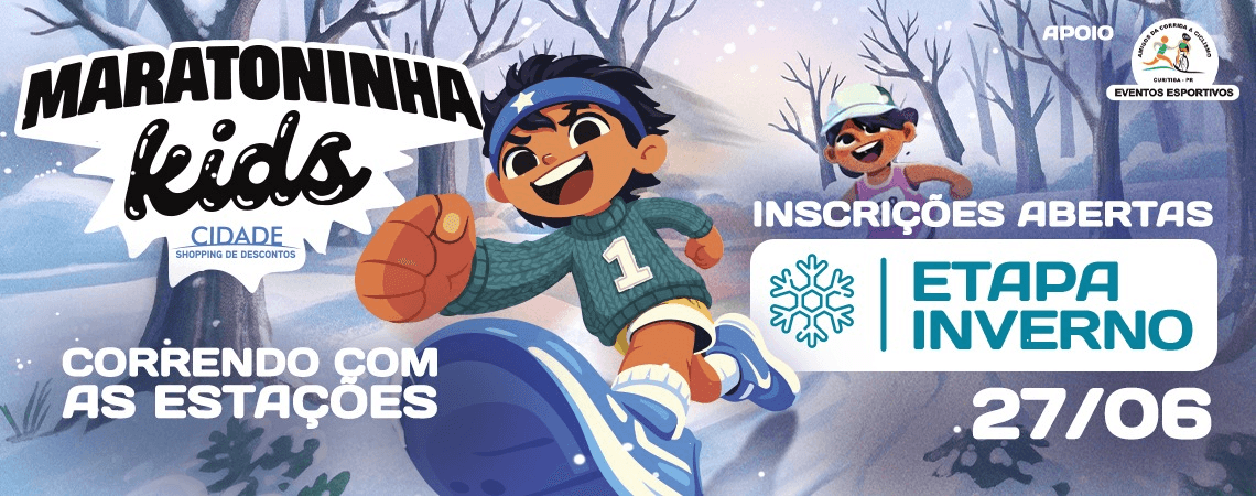 Maratoninha Kids 2026 — corrida em Curitiba, PR