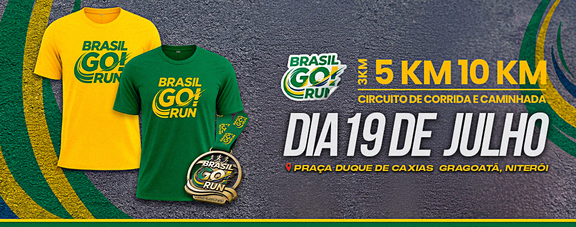 Corrida Brasil Go! Run em Niterói, RJ