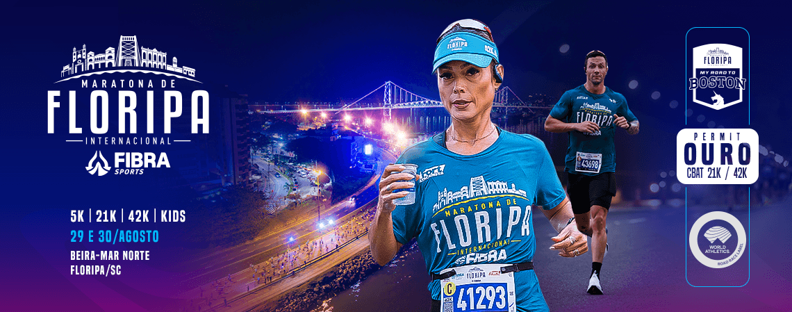 Corrida Maratona Internacional De Floripa Fibra 2026 em Florianópolis, SC