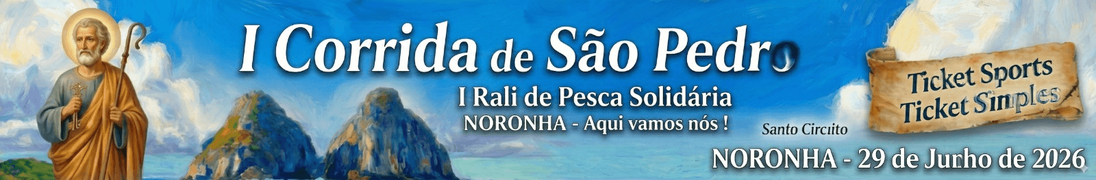Corrida I Corrida De São Pedro - Etapa Noronha em Fernando de Noronha, PE