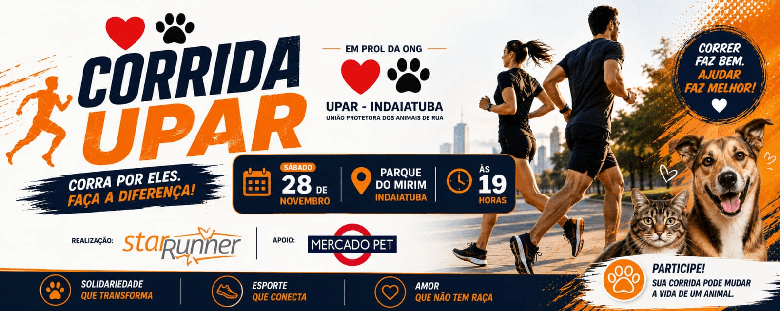 Corrida Corrida Upar em Indaiatuba, SP
