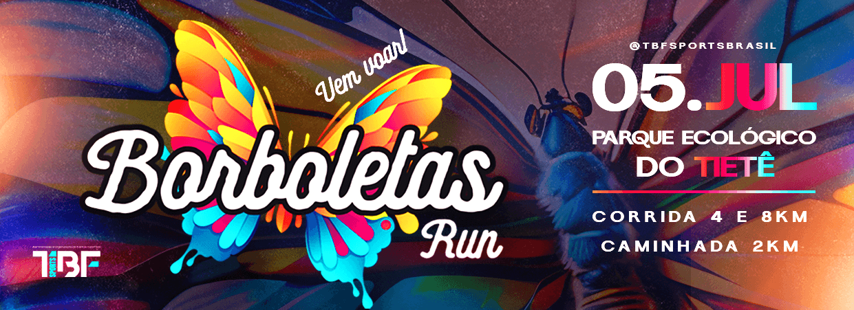 Corrida Borboletas Run 2026 - Etapa Parque Ecológico Do Tietê em São Paulo, SP