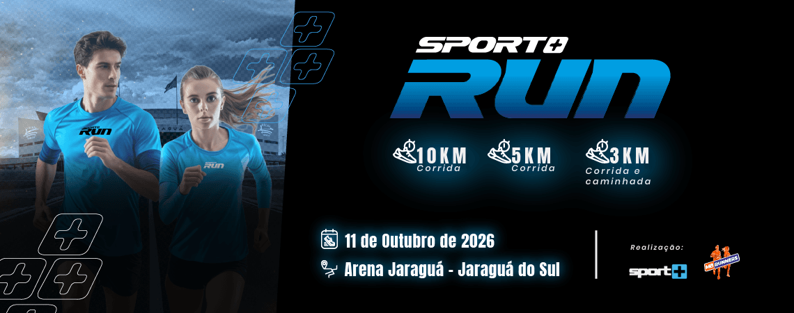 Corrida Sports + Run 2026 em Jaraguá do Sul, SC