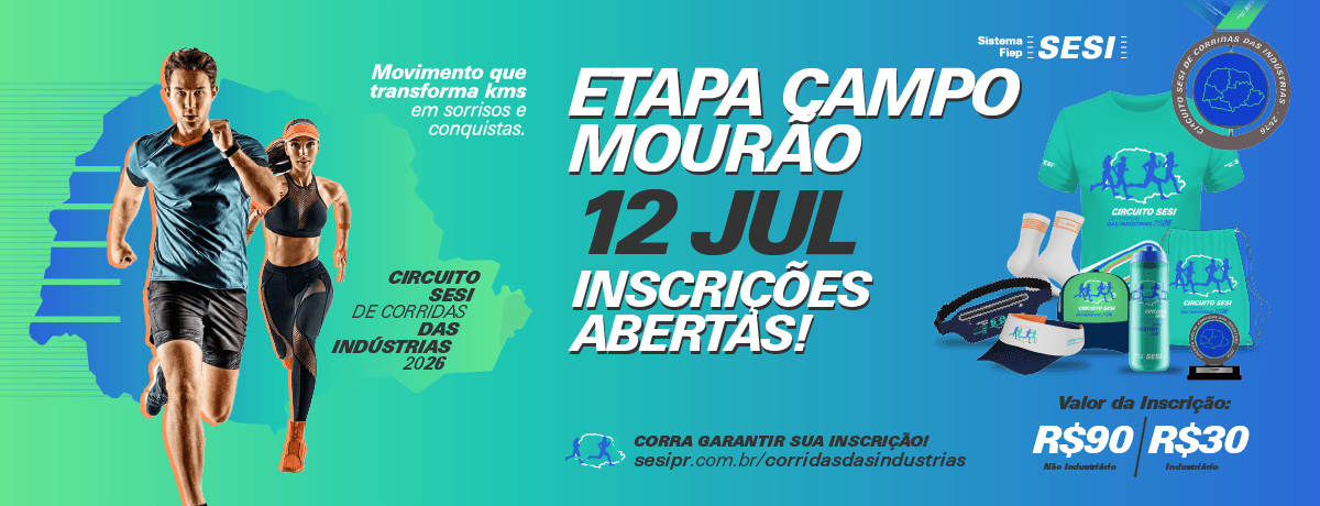 Circuito Sesi De Corridas Das Indústrias - Etapa Campo Mourão — corrida em Campo Mourão, PR
