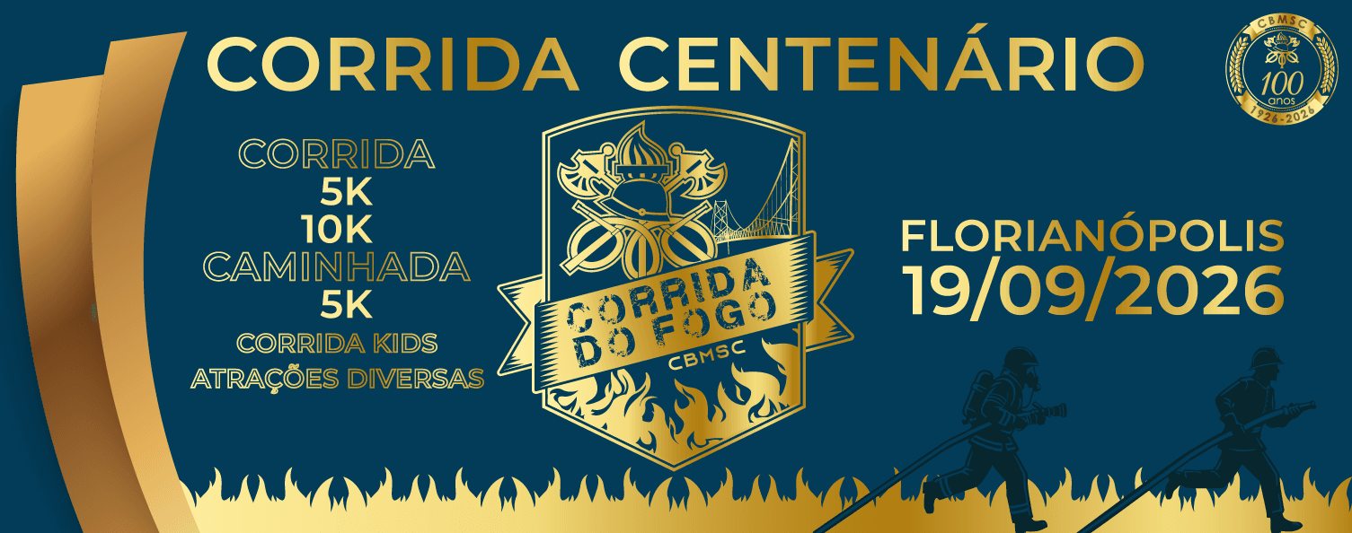 4ª Corrida Do Fogo - 100 Anos Do Corpo De Bombeiros Militar De Santa Catarina — corrida em Florianópolis, SC