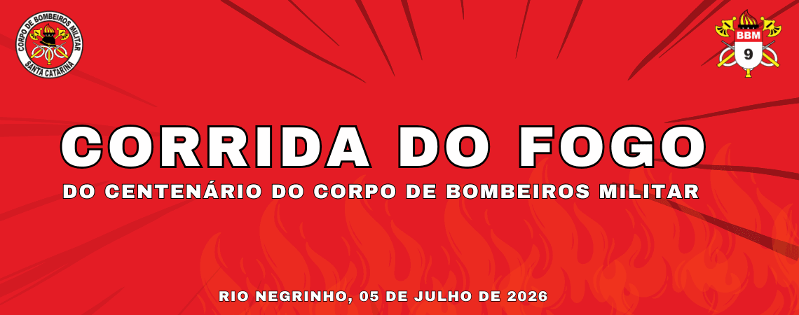 Corrida 4ª Corrida Do Fogo - Rio Negrinho em Rio Negrinho, SC