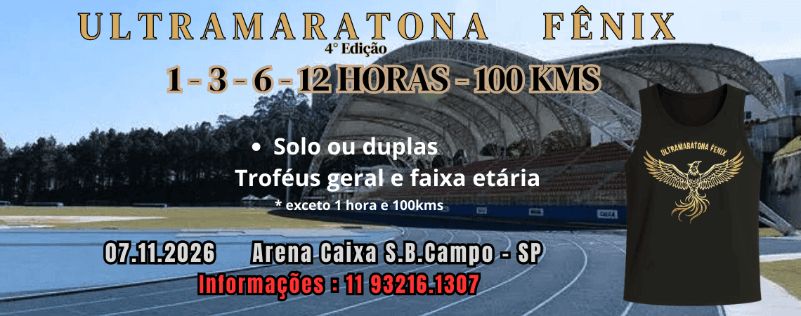 Corrida Ultramaratona Fenix 4ª Edição em São Bernardo do Campo, SP