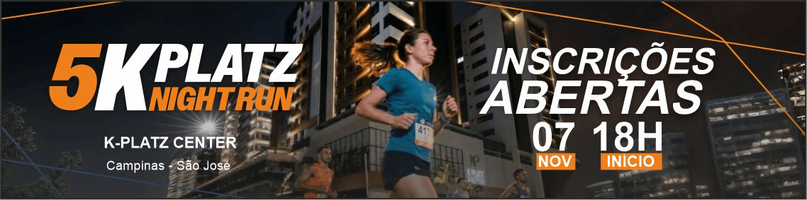 Corrida 5K-Platz Night Run 2026 em São José, SC