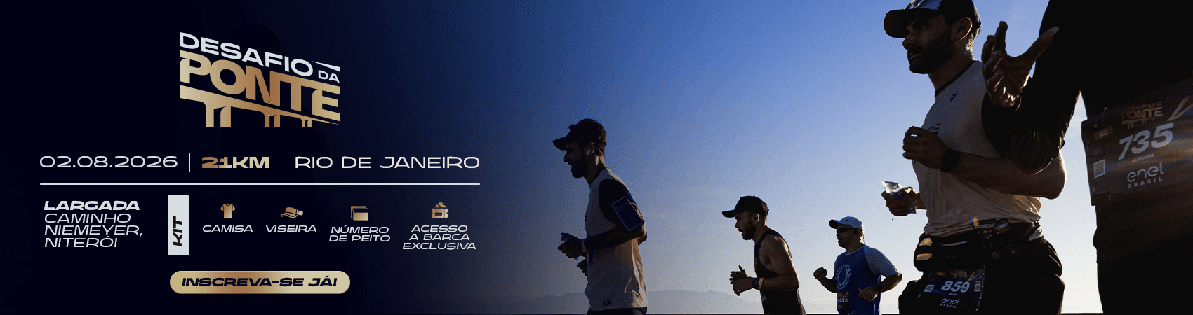 Desafio Da Ponte — corrida em Niterói, RJ