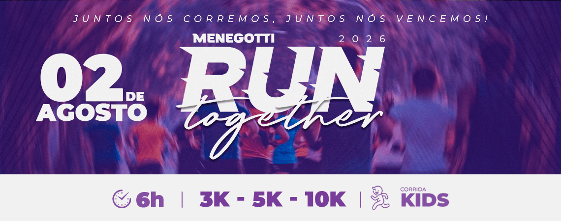 Corrida 2ª Menegotti Run Together em Jaraguá do Sul, SC