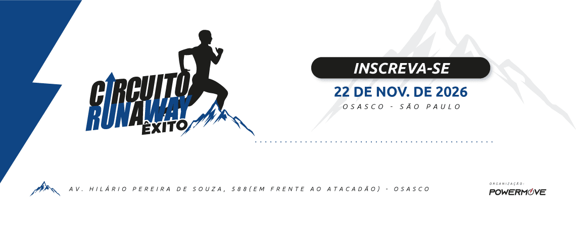 Circuito Runaway 2026 - Etapa Êxito — corrida em Osasco, SP