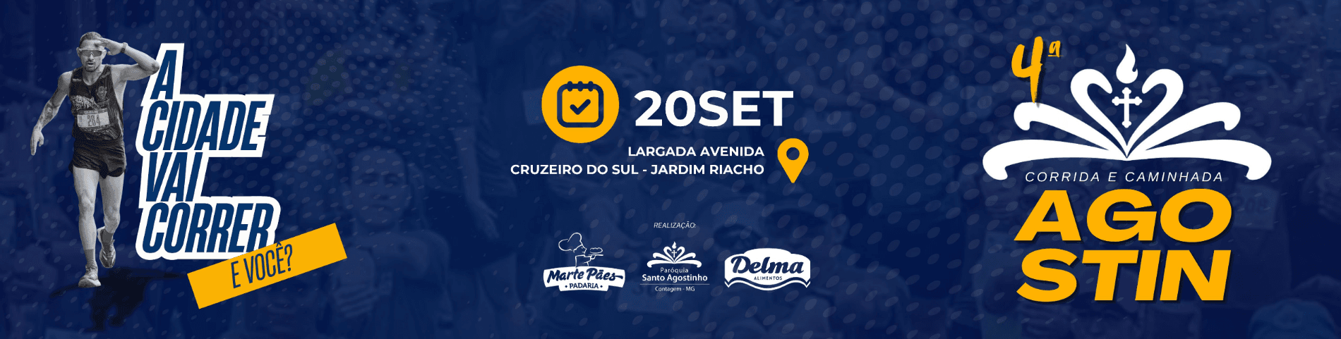 Corrida 4º Corrida E Caminhada Do Agostin em Contagem, MG