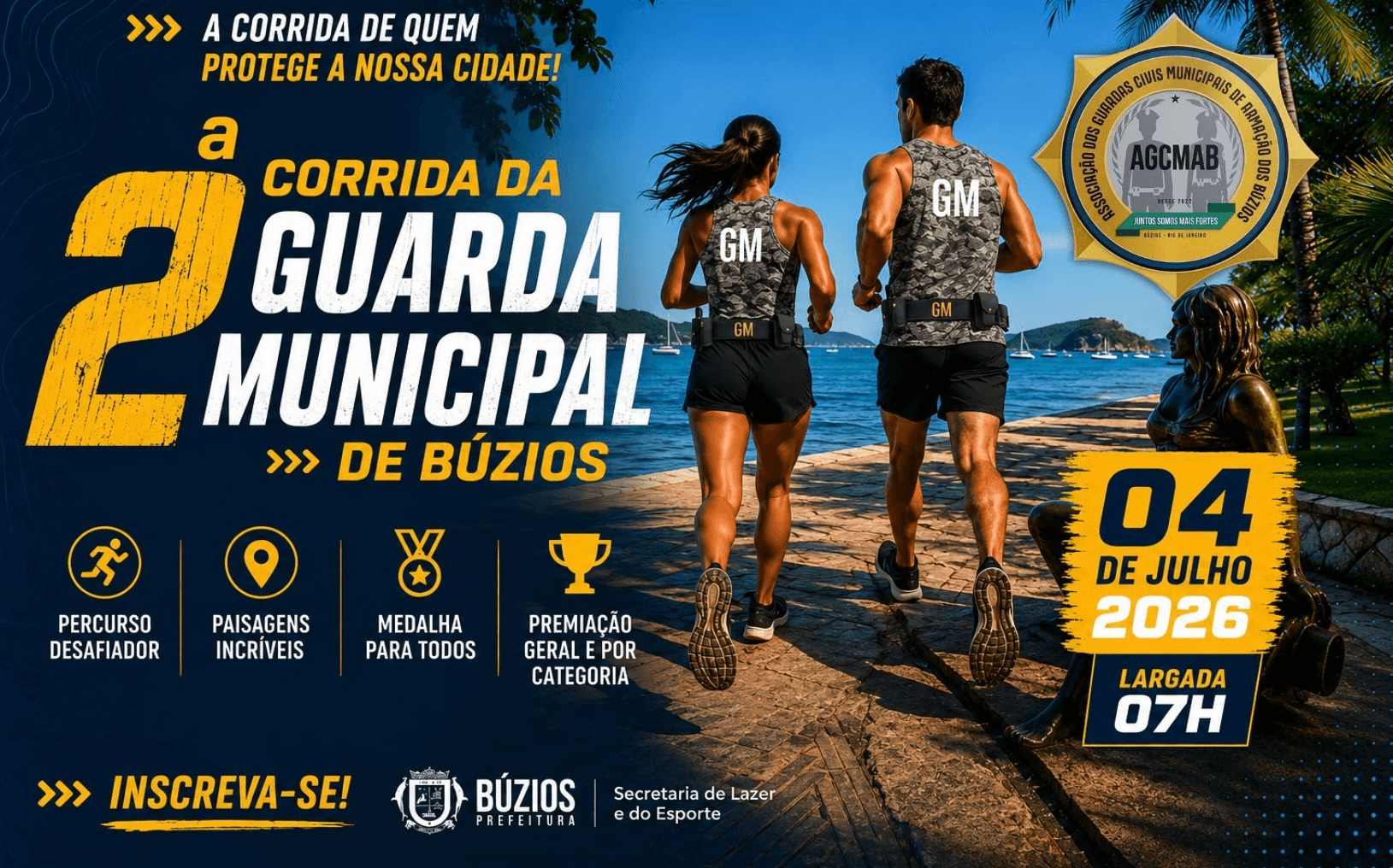 Corrida 2° Corrida Da Guarda Municipal De Búzios em Armação dos Búzios, RJ