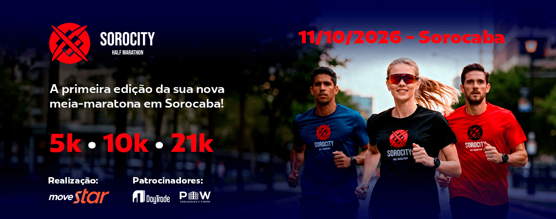 Sorocity Half Marathon 2026 — corrida em Sorocaba, SP