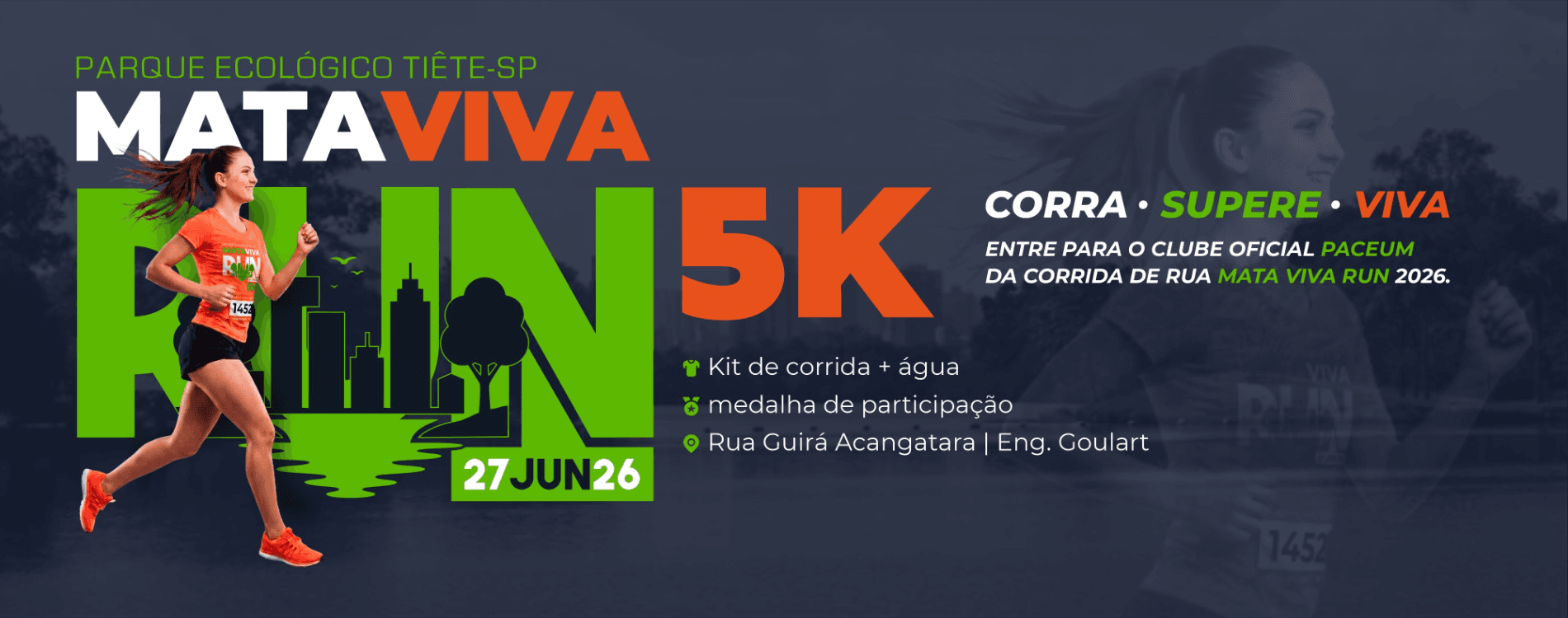 Corrida Mata Viva Run 2026 em São Paulo, SP
