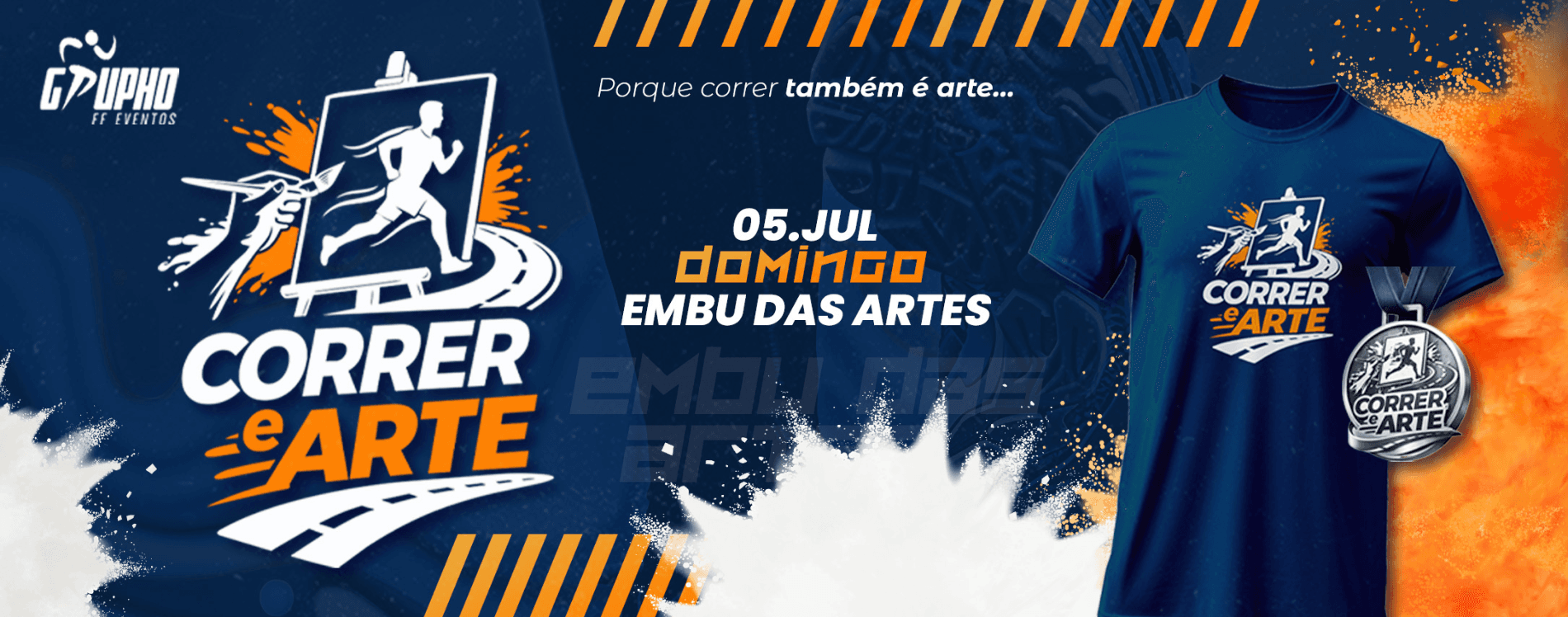 Corrida Correr E Arte em Embu das Artes, SP