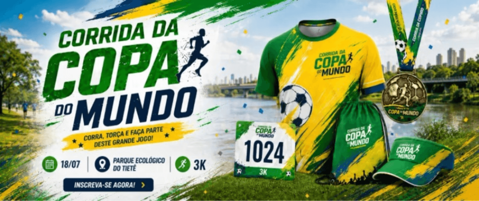 Corrida Corrida Copa Do Mundo 3K em São Paulo, SP