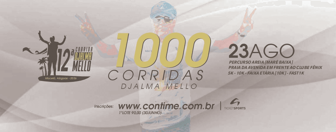 Corrida 12ª Corrida Djalma Mello Em Comemoração A 1000 Corridas em Maceió, AL
