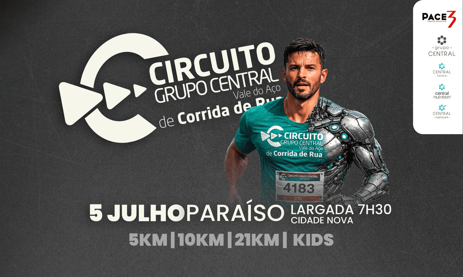 Corrida Circuito Grupo Central - Etapa S. Paraíso em Santana do Paraíso, MG