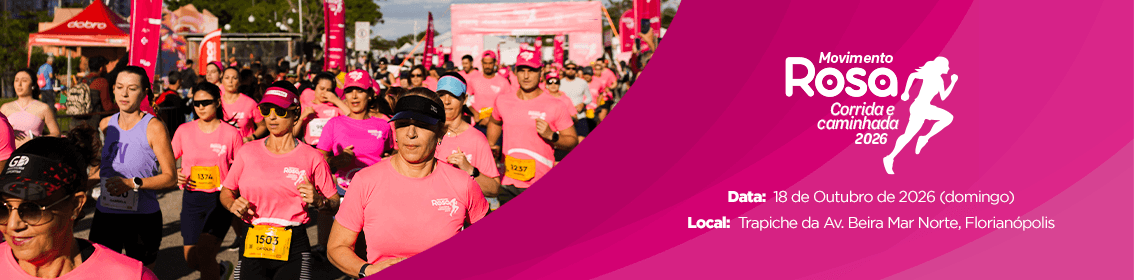 Corrida Movimento Rosa 2026 — corrida em Florianópolis, SC