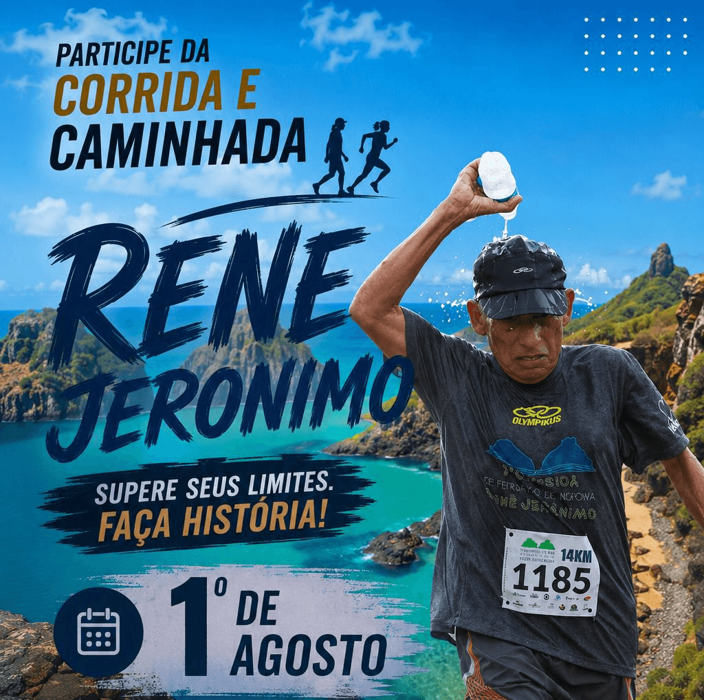 Corrida 14ª Corrida E Caminha Renê Jerônimo em Fernando de Noronha, PE