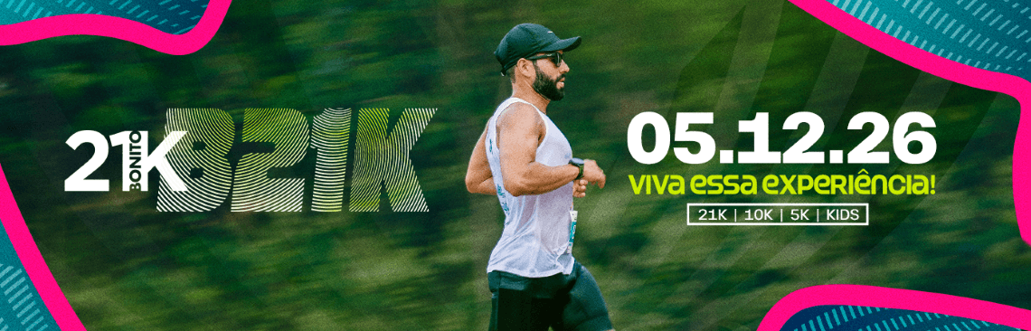 Bonito 21K 2026 — corrida em Bonito, MS