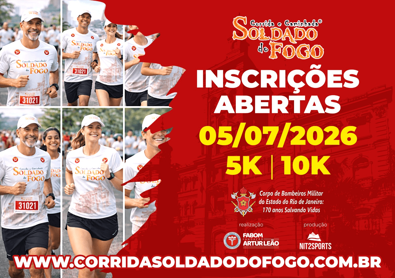 Corrida E Caminhada Soldado Do Fogo Cbmerj — corrida em Rio de Janeiro, RJ