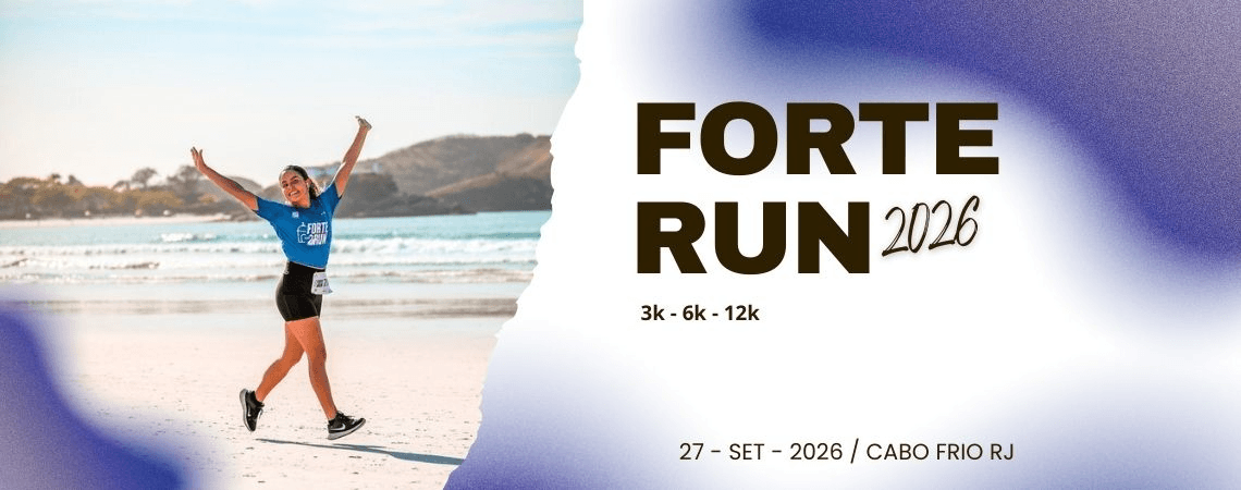 Corrida Forte Run 2026 em Cabo Frio, RJ
