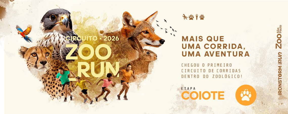 Etapa Coiote - Circuito Zoo Run — corrida em São Paulo, SP