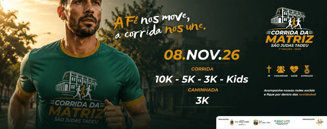 Corrida Corrida Da Matriz São Judas Tadeu em Jaraguá do Sul, SC