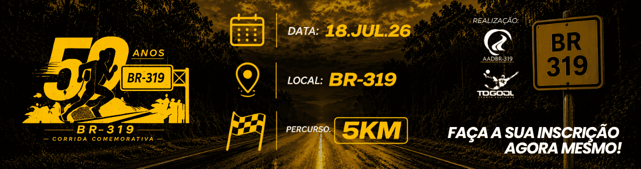 Corrida Corrida 50 Anos Da Br -319 em Manaus, AM