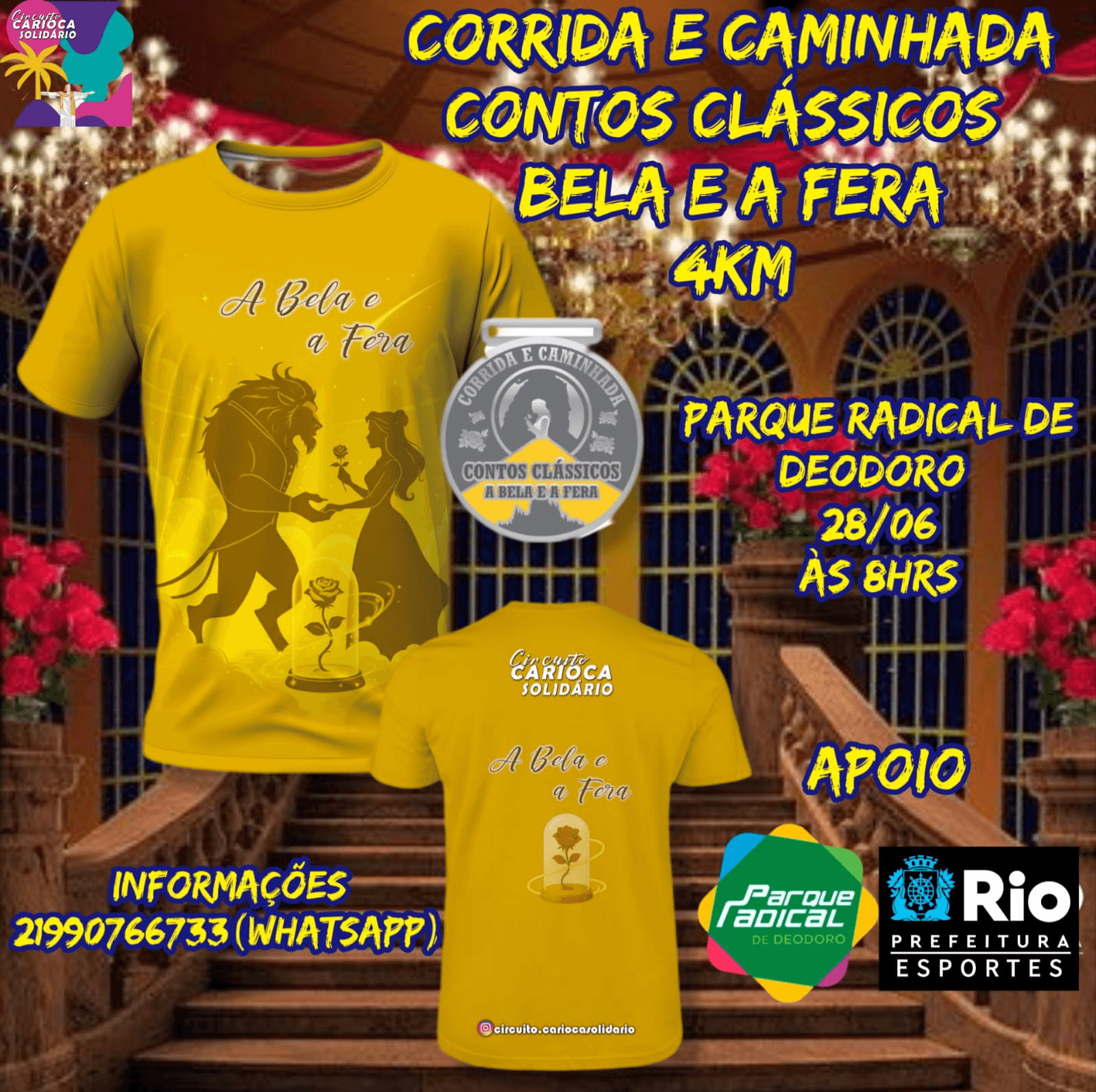 Corrida Corrida Da Bela E A Fera em Rio de Janeiro, RJ