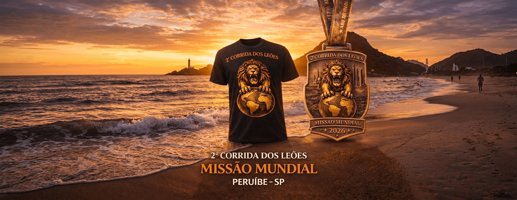 Corrida 2ª Corrida Dos Leões - Missão Mundial em Peruíbe, SP