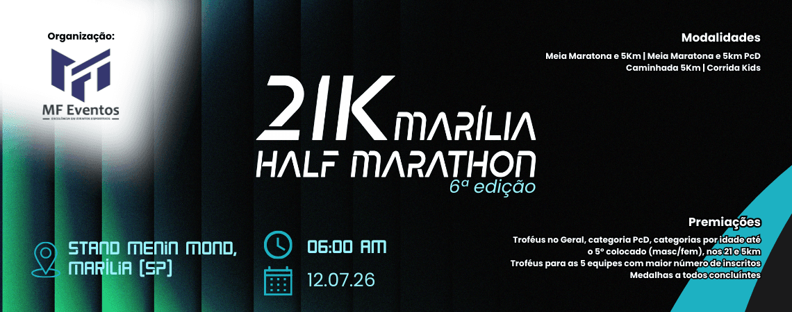 6ª Marília Half Marathon — corrida em Marília, SP