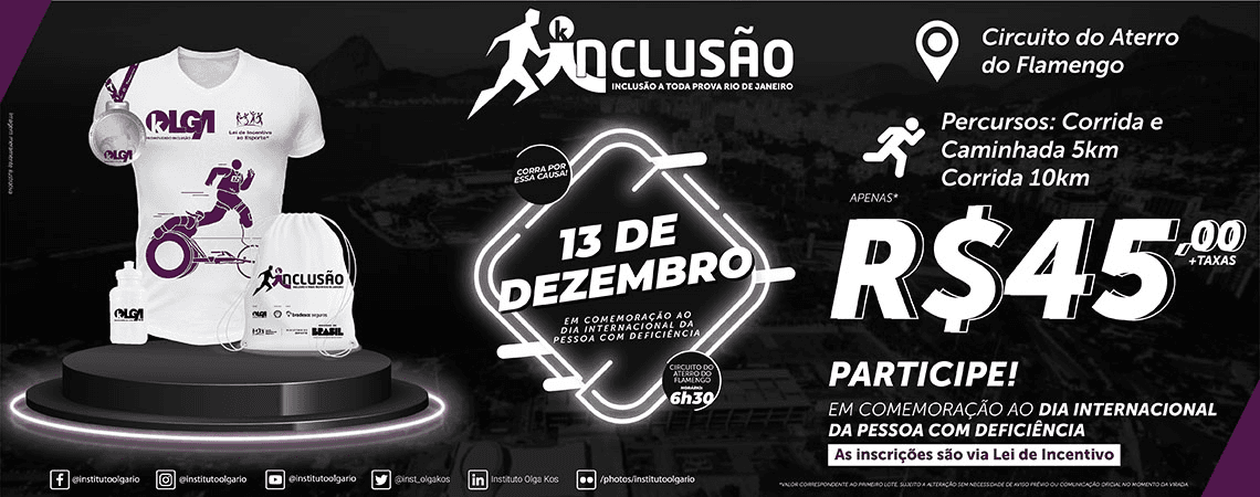 Inclusão A Toda Prova — corrida em Rio de Janeiro, RJ