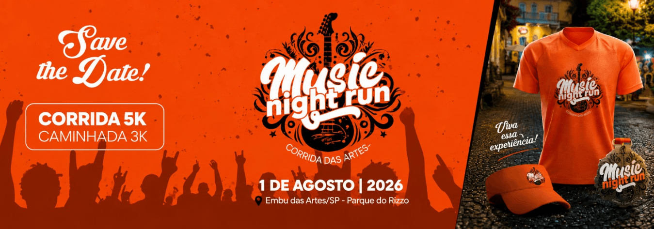 Corrida Music Night Run Etapa Embu Das Artes em Embu das Artes, SP