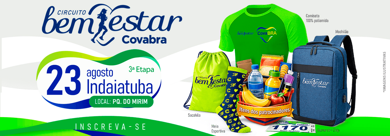 Corrida Circuito Bem Estar Covabra - Etapa 3 Indaiatuba em Indaiatuba, SP