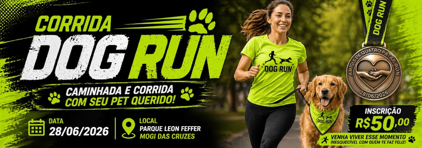 Corrida Dog Run — corrida em Mogi das Cruzes, SP