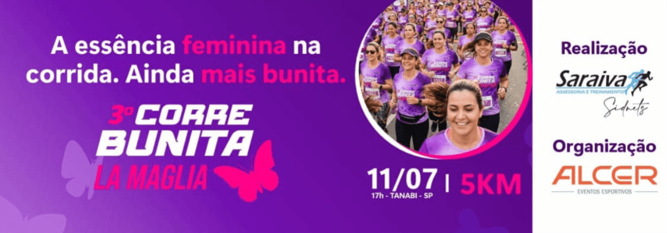 Corrida 3 Corre Bunita 2026 em Tanabi, SP