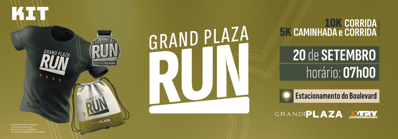Corrida Grand Plaza Run 2026 em Santo André, SP