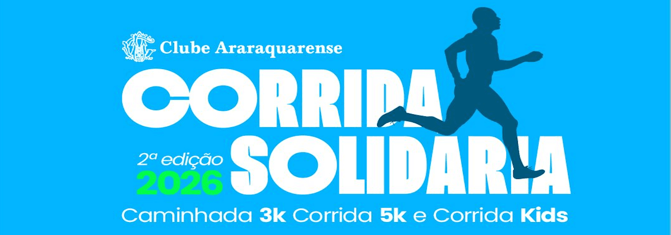 Corrida 2 Corrida Solidaria Clube Araraquarense em Araraquara, SP
