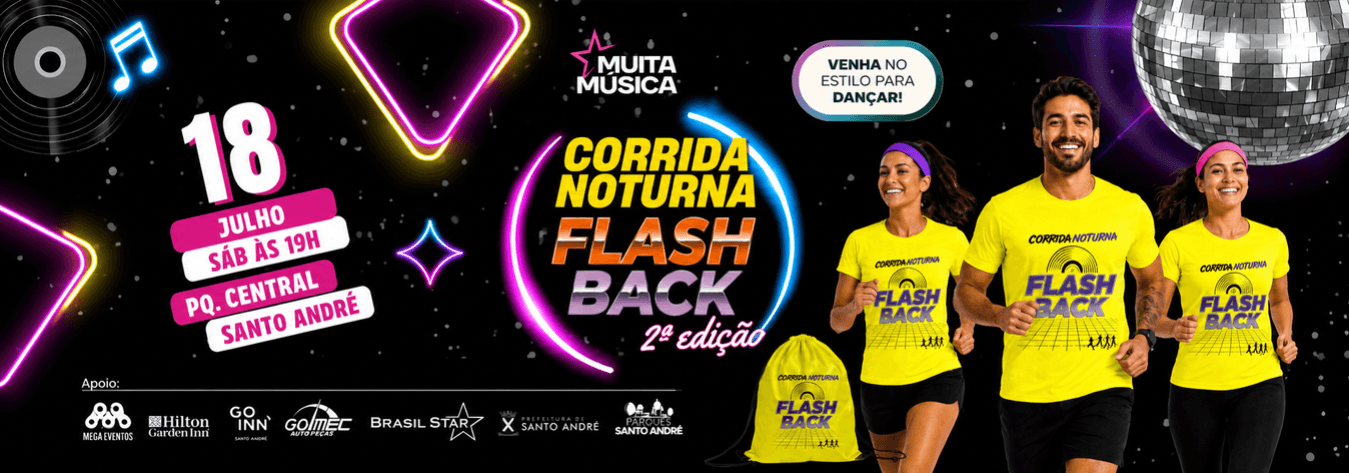 Corrida Flash Back 2 Edicao em Santo André, SP
